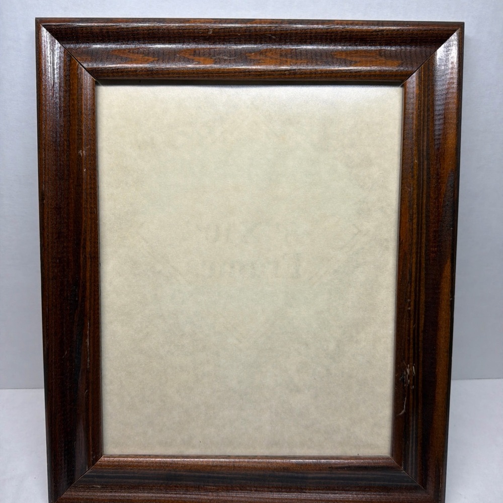 Vintages Elegant Brown Wooden Picture Frame 8x10